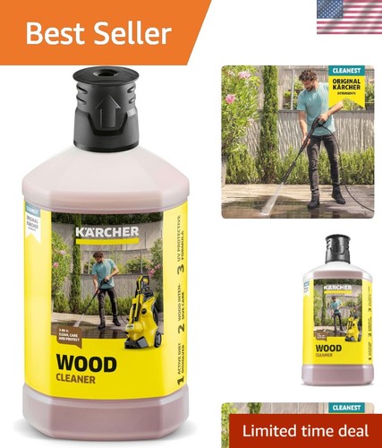 Wood cleaner with - 3-in-1, uv